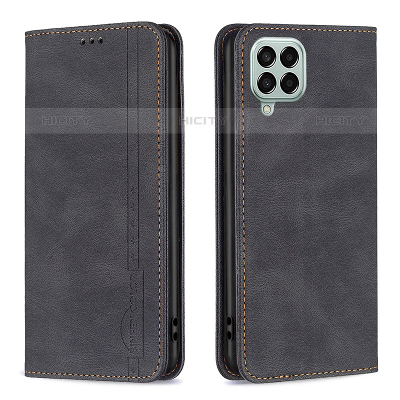 Coque Portefeuille Livre Cuir Etui Clapet B15F pour Samsung Galaxy M33 5G Noir Plus