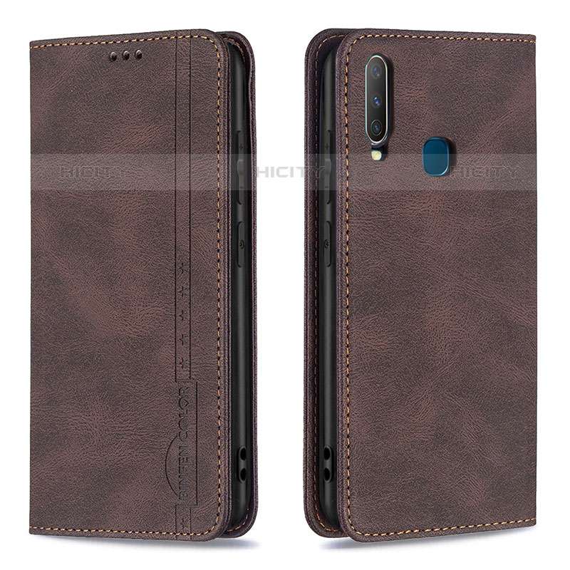 Coque Portefeuille Livre Cuir Etui Clapet B15F pour Vivo Y15 Plus