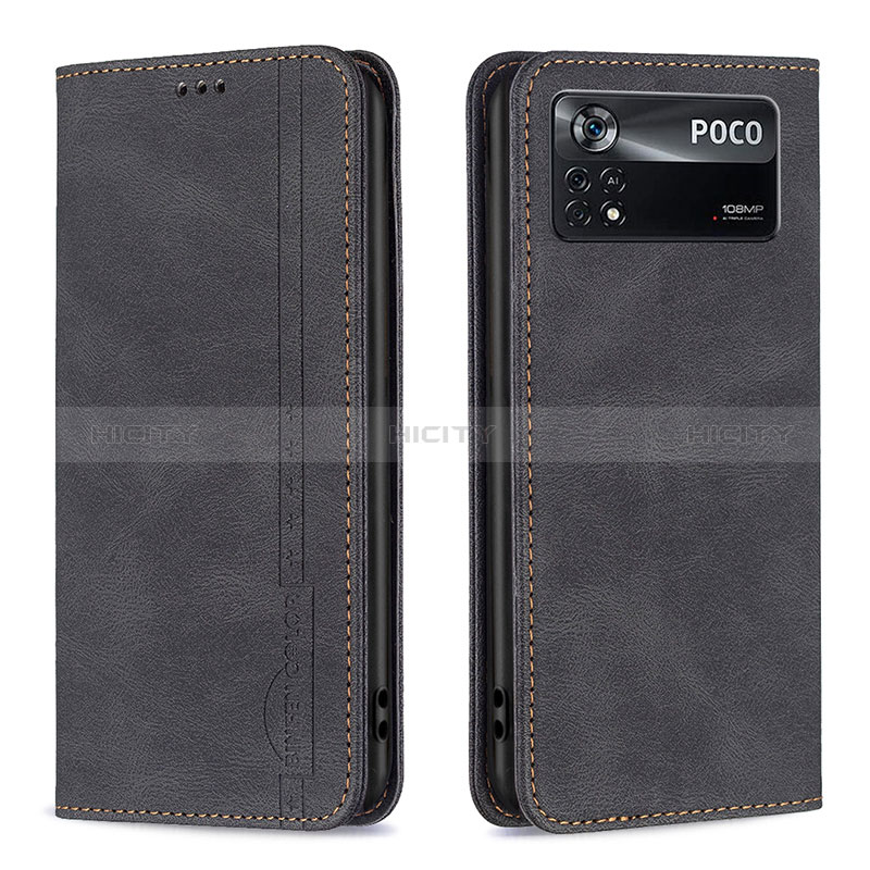 Coque Portefeuille Livre Cuir Etui Clapet B15F pour Xiaomi Poco X4 Pro 5G Plus