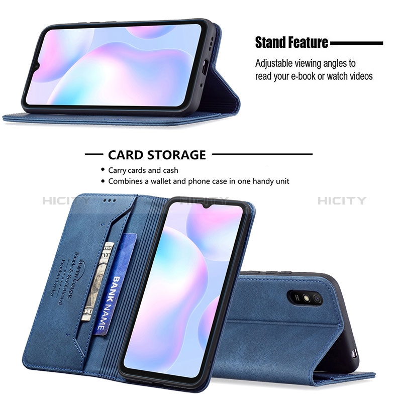 Coque Portefeuille Livre Cuir Etui Clapet B15F pour Xiaomi Redmi 9i Plus