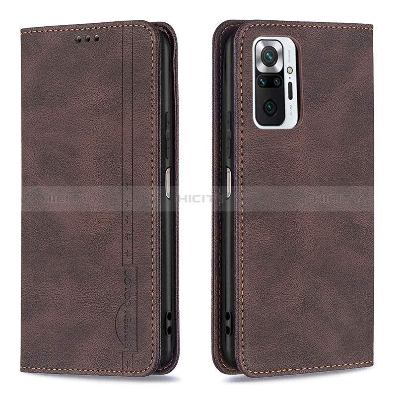 Coque Portefeuille Livre Cuir Etui Clapet B15F pour Xiaomi Redmi Note 10 Pro Max Plus