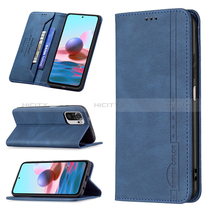 Coque Portefeuille Livre Cuir Etui Clapet B15F pour Xiaomi Redmi Note 10S 4G Plus