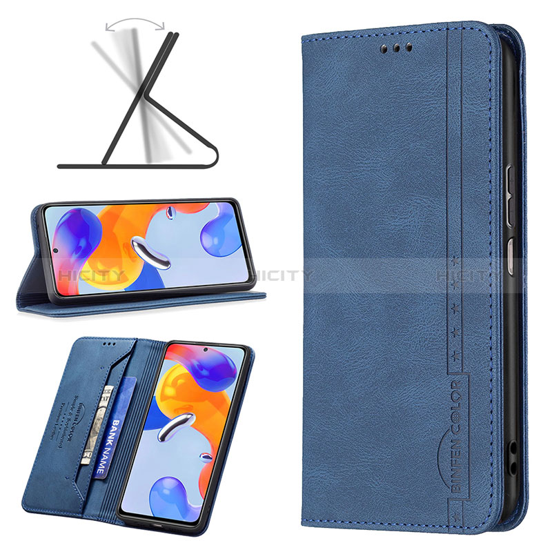 Coque Portefeuille Livre Cuir Etui Clapet B15F pour Xiaomi Redmi Note 11 Pro 4G Plus