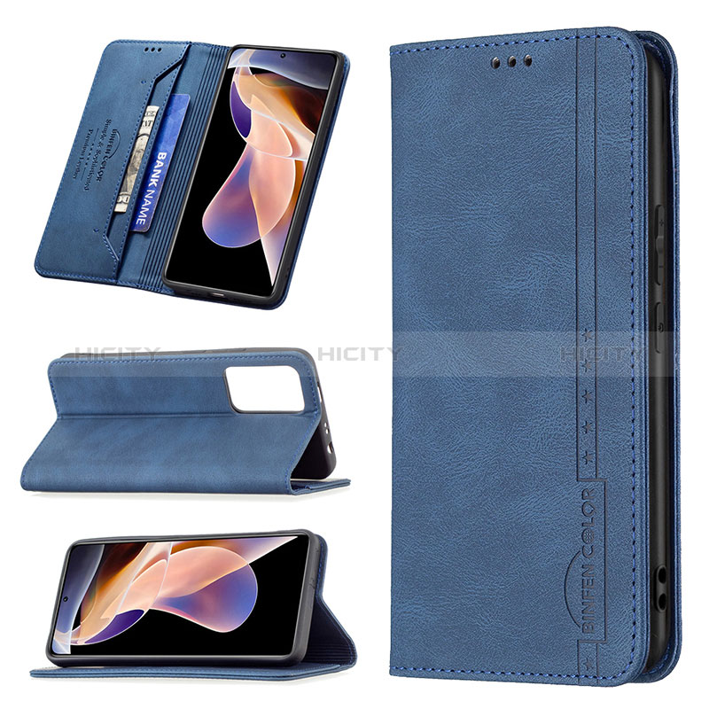 Coque Portefeuille Livre Cuir Etui Clapet B15F pour Xiaomi Redmi Note 11 Pro+ Plus 5G Plus