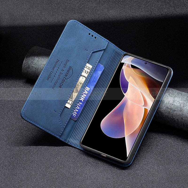 Coque Portefeuille Livre Cuir Etui Clapet B15F pour Xiaomi Redmi Note 11 Pro+ Plus 5G Plus