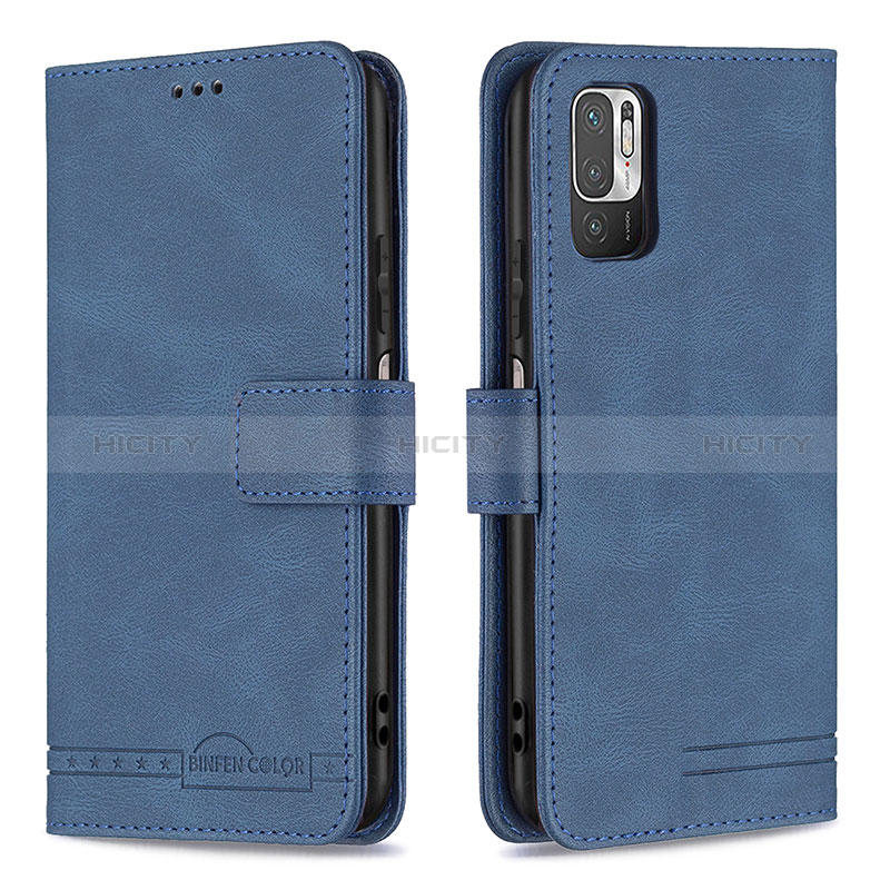 Coque Portefeuille Livre Cuir Etui Clapet B15F pour Xiaomi Redmi Note 11 SE 5G Bleu Plus