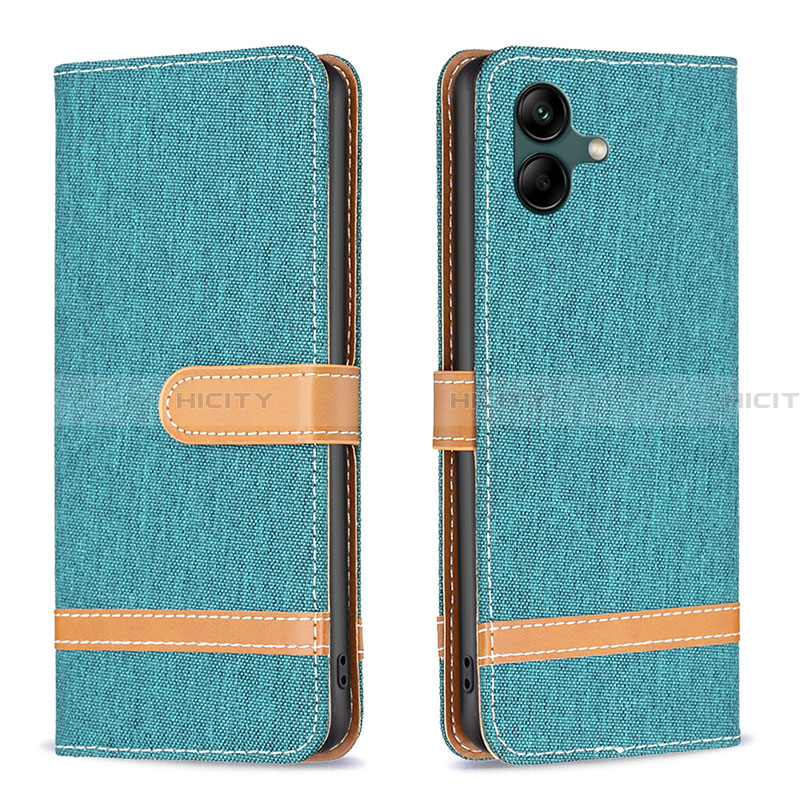 Coque Portefeuille Livre Cuir Etui Clapet B16F pour Samsung Galaxy A05 Vert Plus