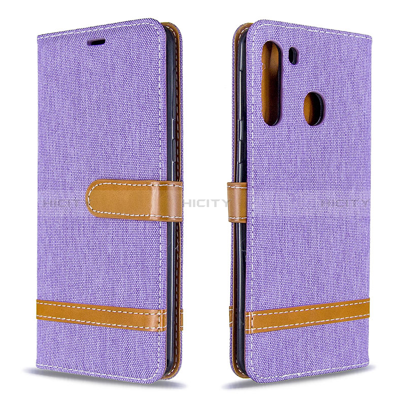 Coque Portefeuille Livre Cuir Etui Clapet B16F pour Samsung Galaxy A21 Plus