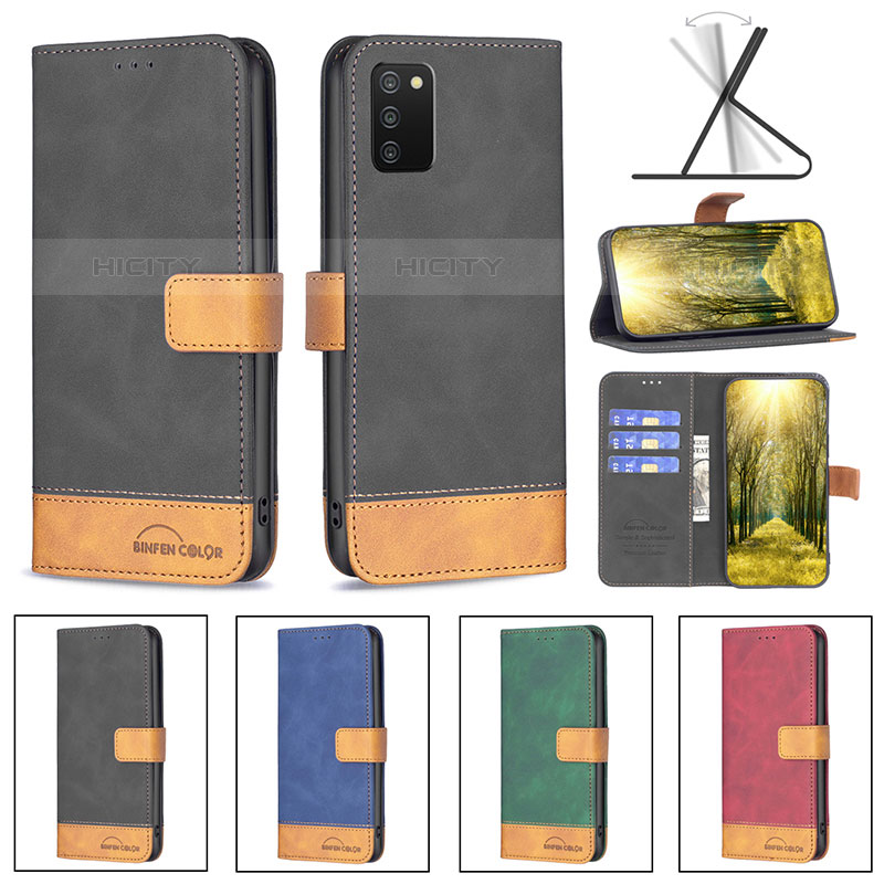 Coque Portefeuille Livre Cuir Etui Clapet B16F pour Samsung Galaxy M02s Plus