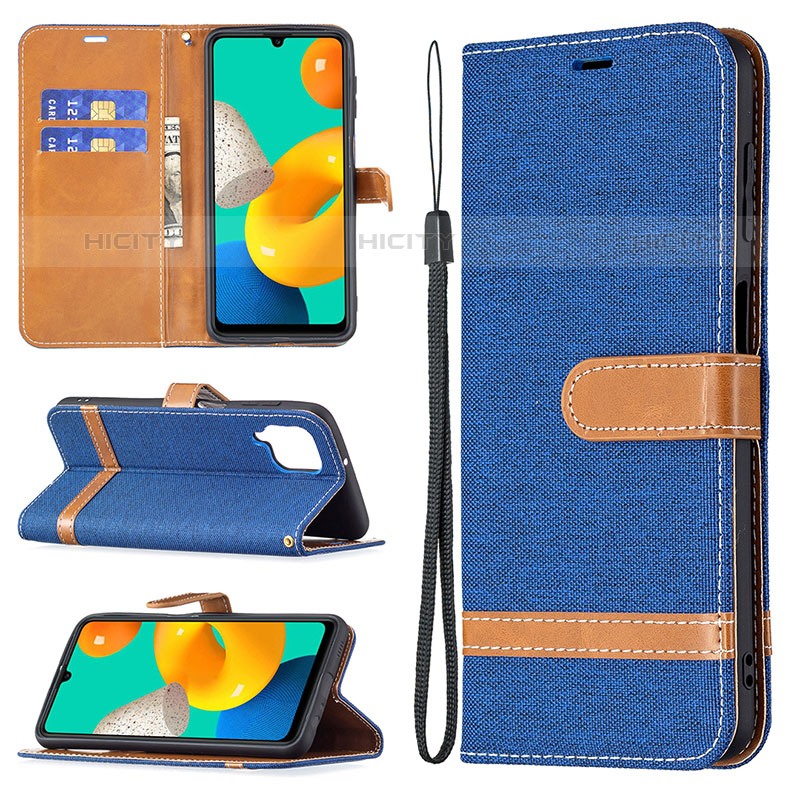 Coque Portefeuille Livre Cuir Etui Clapet B16F pour Samsung Galaxy M32 4G Plus