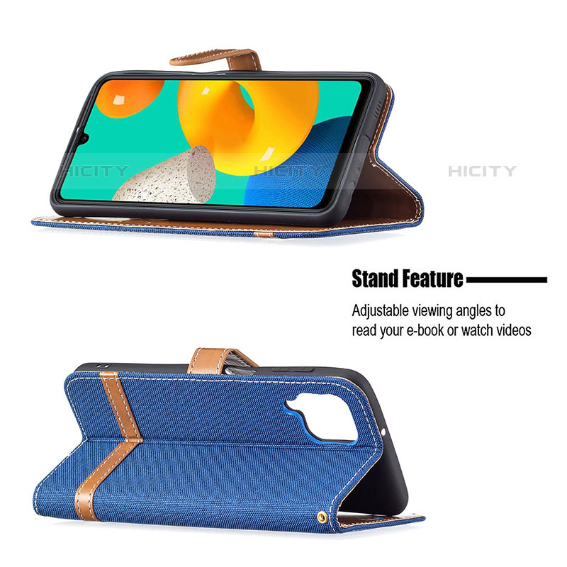 Coque Portefeuille Livre Cuir Etui Clapet B16F pour Samsung Galaxy M32 4G Plus