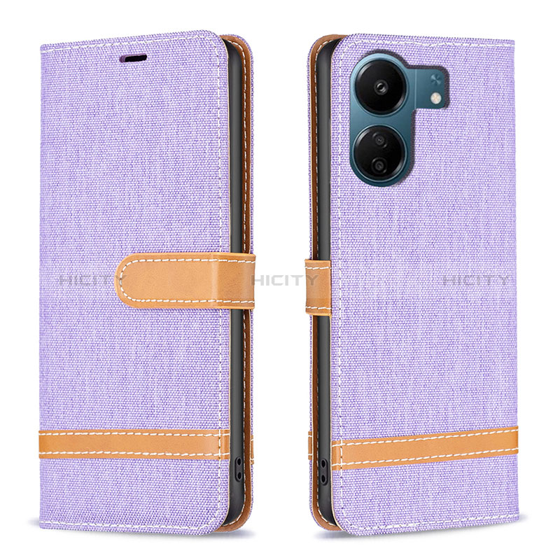 Coque Portefeuille Livre Cuir Etui Clapet B16F pour Xiaomi Poco C65 Plus