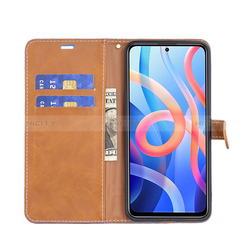 Coque Portefeuille Livre Cuir Etui Clapet B16F pour Xiaomi Poco M4 Pro 5G Plus