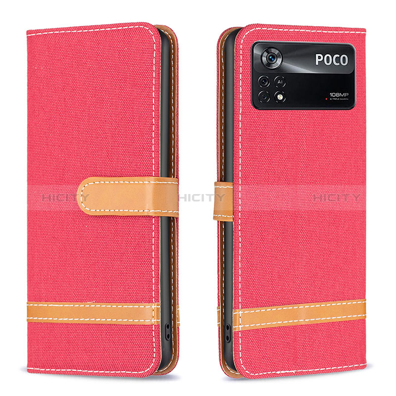 Coque Portefeuille Livre Cuir Etui Clapet B16F pour Xiaomi Poco X4 Pro 5G Plus