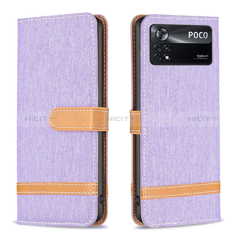 Coque Portefeuille Livre Cuir Etui Clapet B16F pour Xiaomi Poco X4 Pro 5G Plus