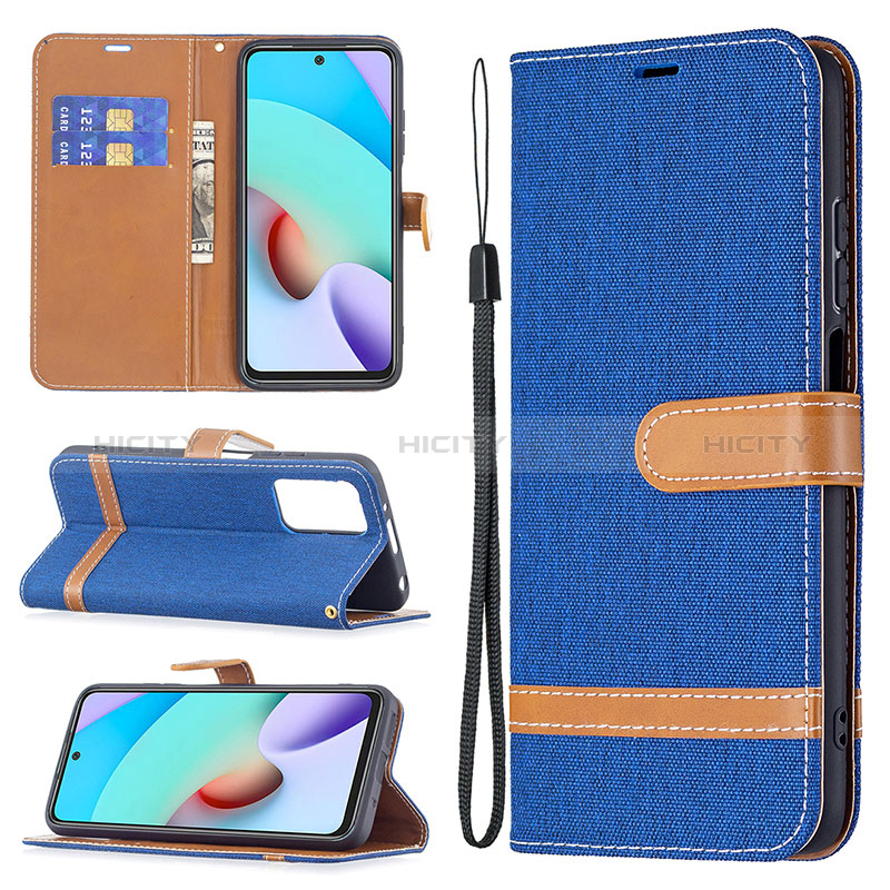 Coque Portefeuille Livre Cuir Etui Clapet B16F pour Xiaomi Redmi 10 (2022) Plus