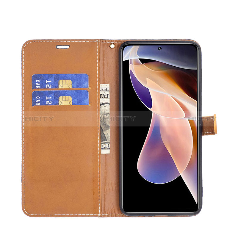 Coque Portefeuille Livre Cuir Etui Clapet B16F pour Xiaomi Redmi Note 11 Pro+ Plus 5G Plus
