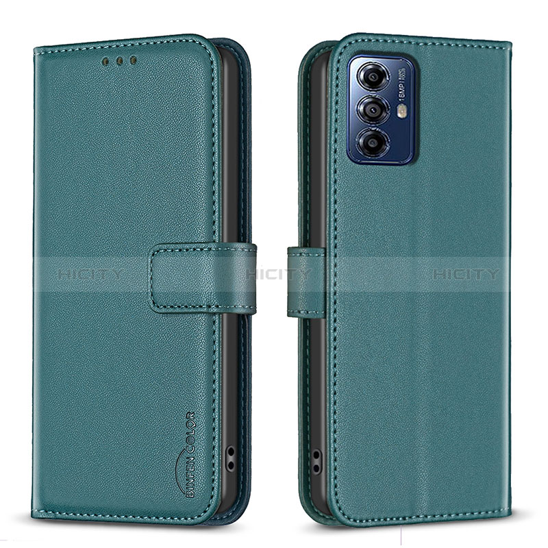 Coque Portefeuille Livre Cuir Etui Clapet B17F pour Motorola Moto G Play Gen 2 Vert Plus