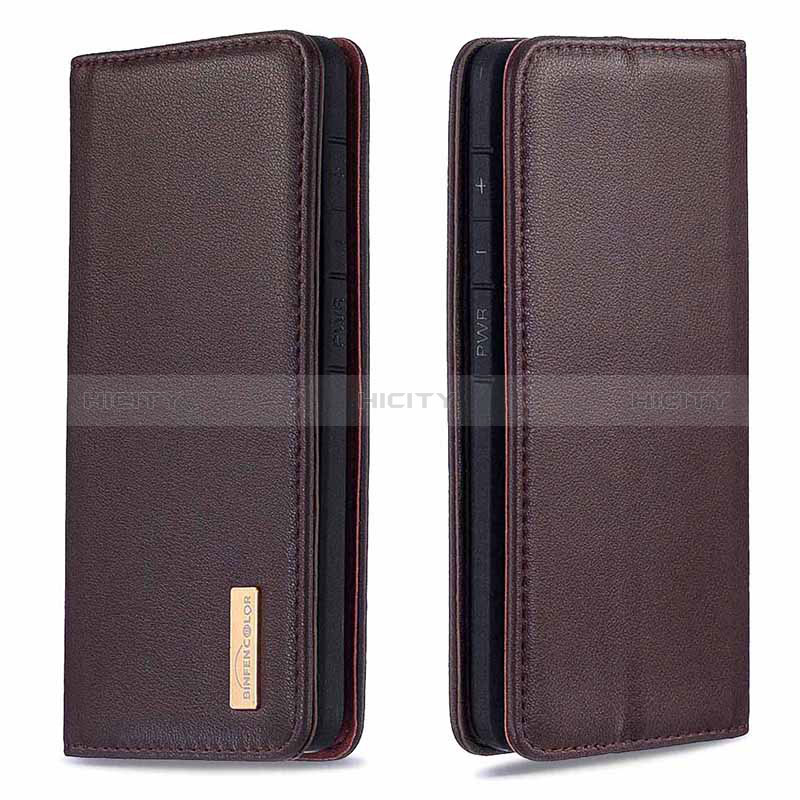 Coque Portefeuille Livre Cuir Etui Clapet B17F pour Samsung Galaxy A70S Marron Plus