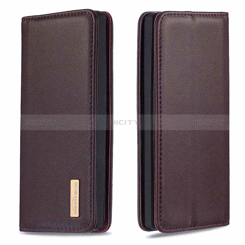 Coque Portefeuille Livre Cuir Etui Clapet B17F pour Samsung Galaxy Note 10 Plus 5G Marron Plus