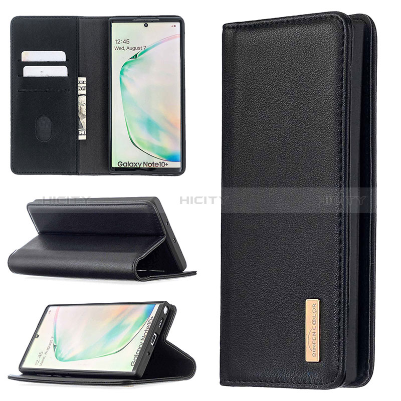 Coque Portefeuille Livre Cuir Etui Clapet B17F pour Samsung Galaxy Note 10 Plus 5G Plus