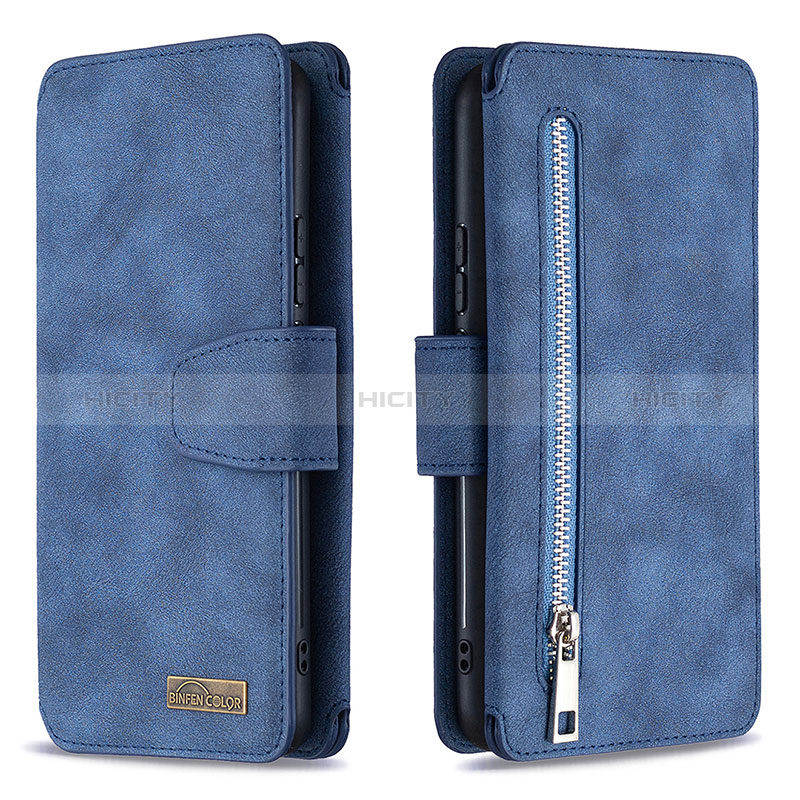 Coque Portefeuille Livre Cuir Etui Clapet B18F pour Samsung Galaxy A20 Bleu Plus