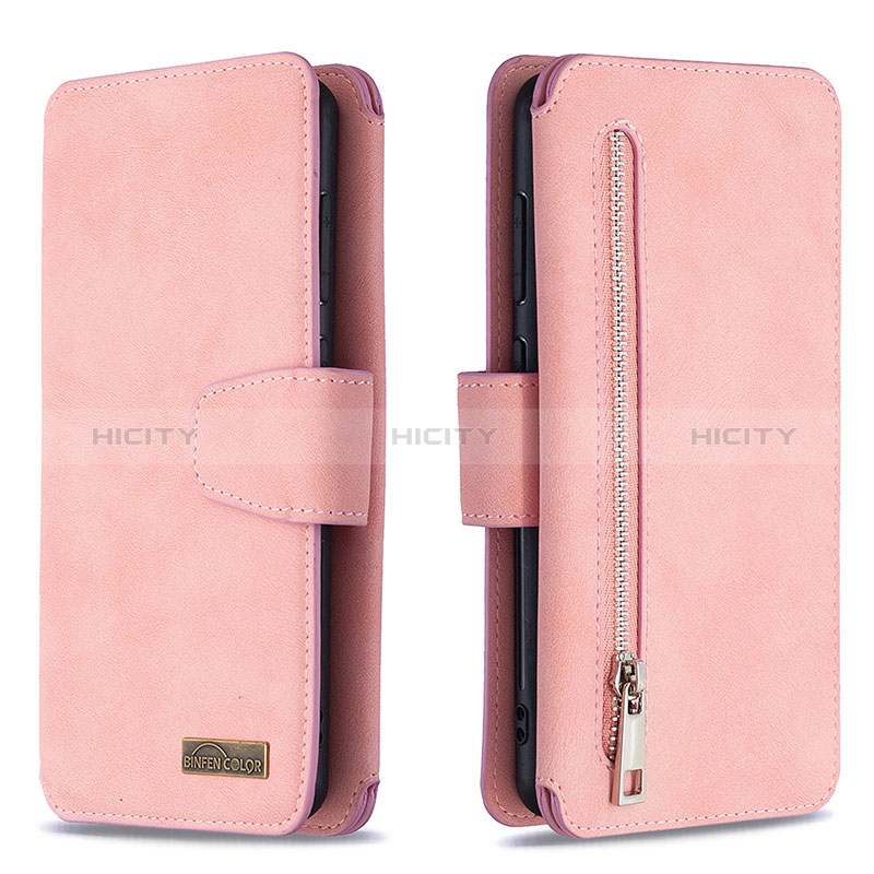 Coque Portefeuille Livre Cuir Etui Clapet B18F pour Samsung Galaxy A31 Or Rose Plus