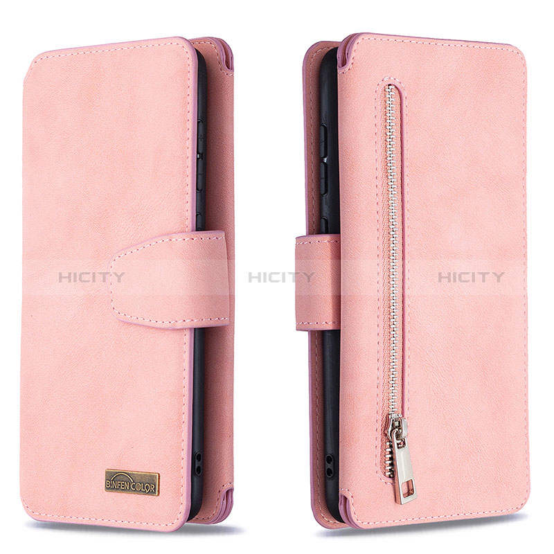 Coque Portefeuille Livre Cuir Etui Clapet B18F pour Samsung Galaxy A70S Or Rose Plus