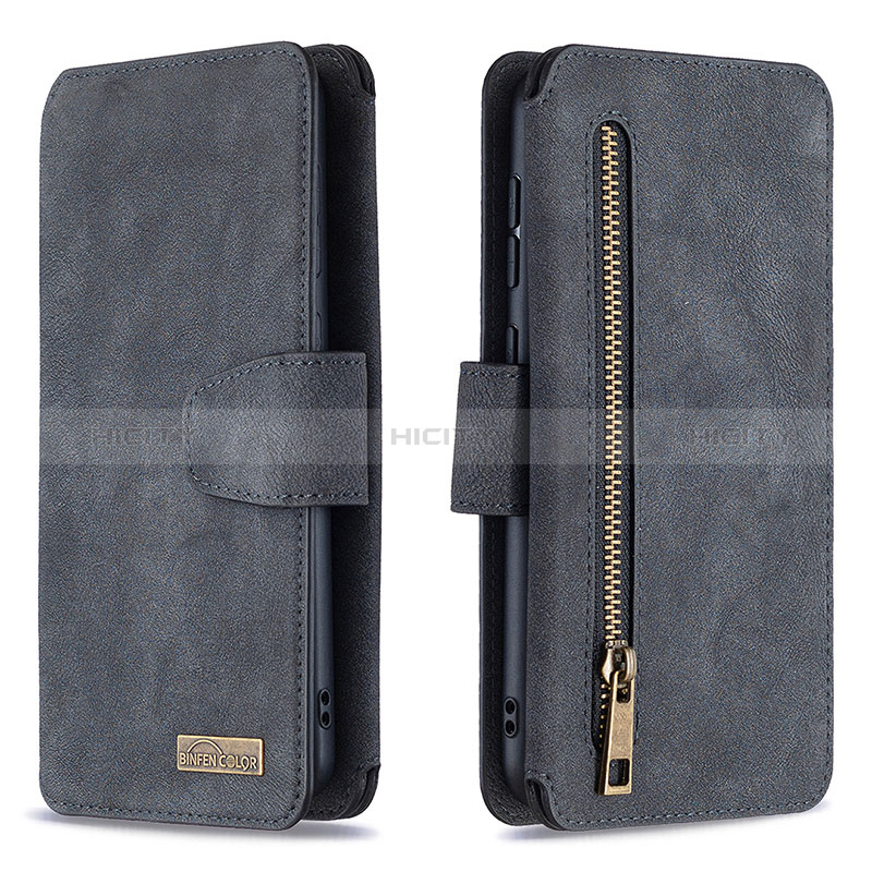 Coque Portefeuille Livre Cuir Etui Clapet B18F pour Samsung Galaxy M10S Noir Plus