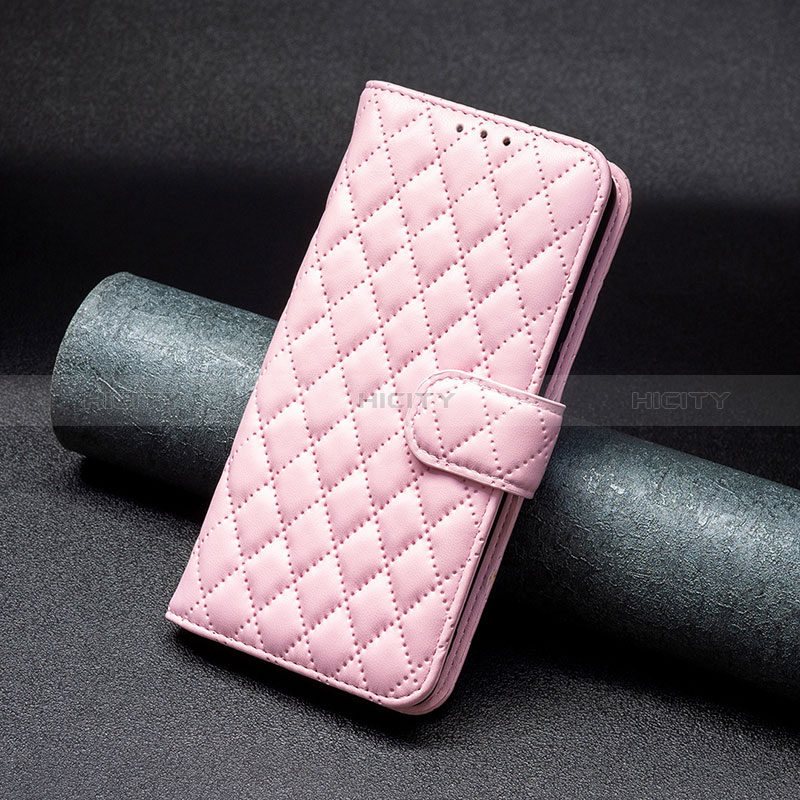 Coque Portefeuille Livre Cuir Etui Clapet B19F pour Motorola Moto G84 5G Or Rose Plus