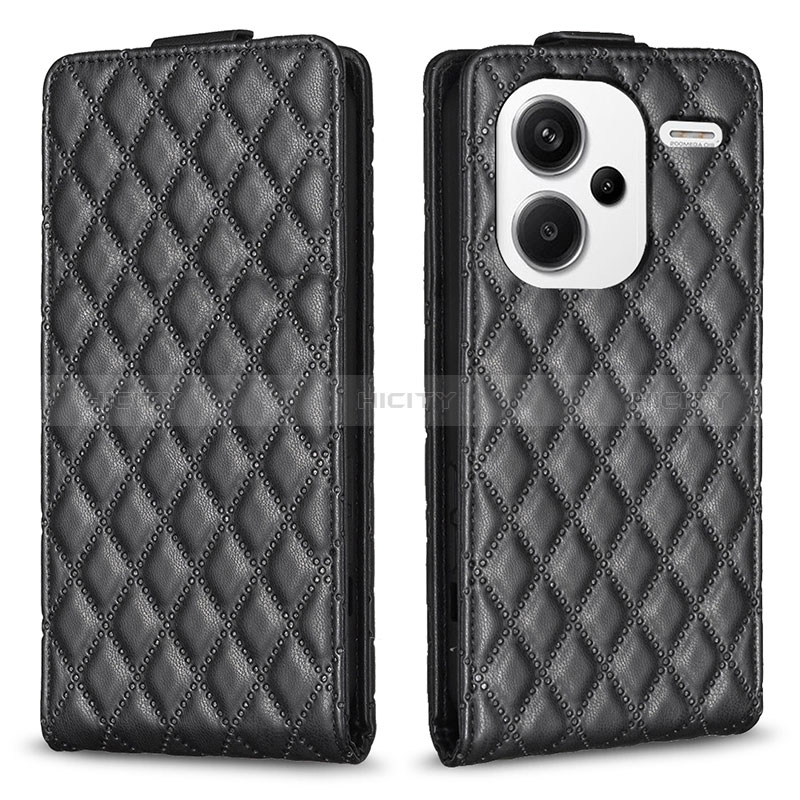 Coque Portefeuille Livre Cuir Etui Clapet B20F pour Xiaomi Redmi Note 13 Pro+ Plus 5G Noir Plus