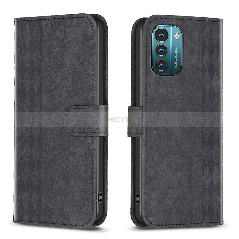 Coque Portefeuille Livre Cuir Etui Clapet B21F pour Nokia G11 Noir Plus