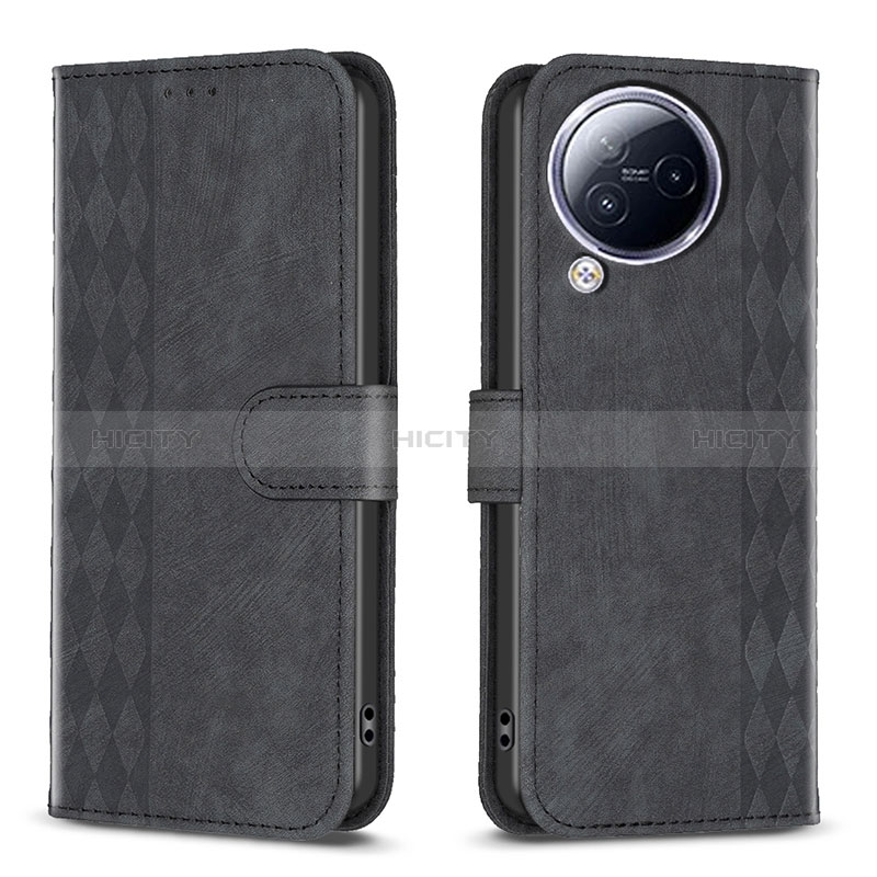 Coque Portefeuille Livre Cuir Etui Clapet B21F pour Xiaomi Civi 3 5G Noir Plus