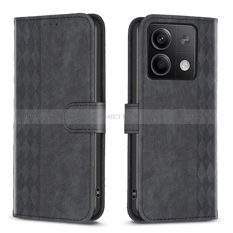 Coque Portefeuille Livre Cuir Etui Clapet B21F pour Xiaomi Redmi Note 13 5G Noir Plus