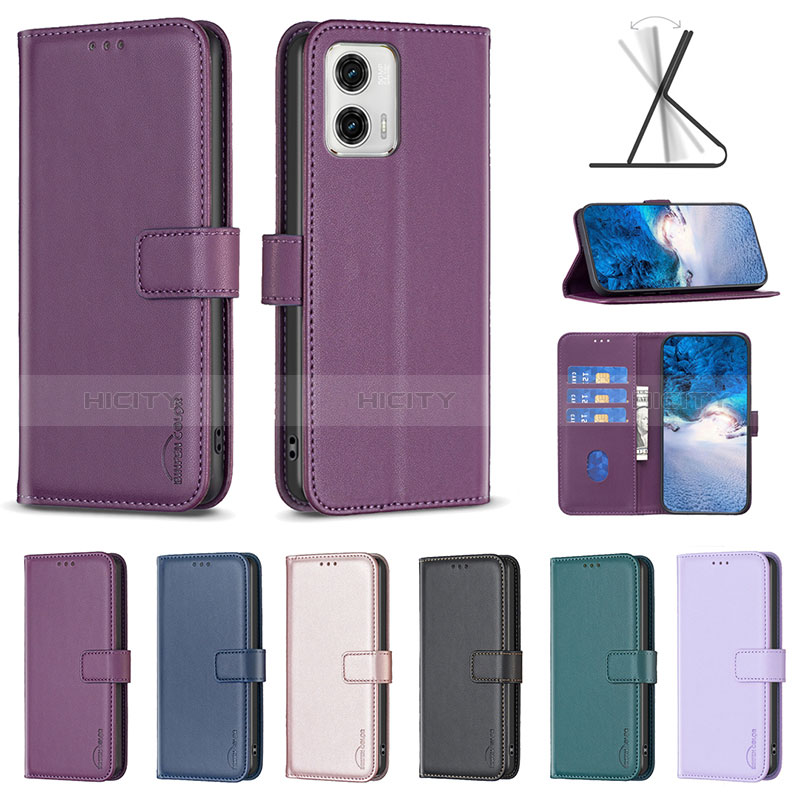 Coque Portefeuille Livre Cuir Etui Clapet B22F pour Motorola Moto G73 5G Plus