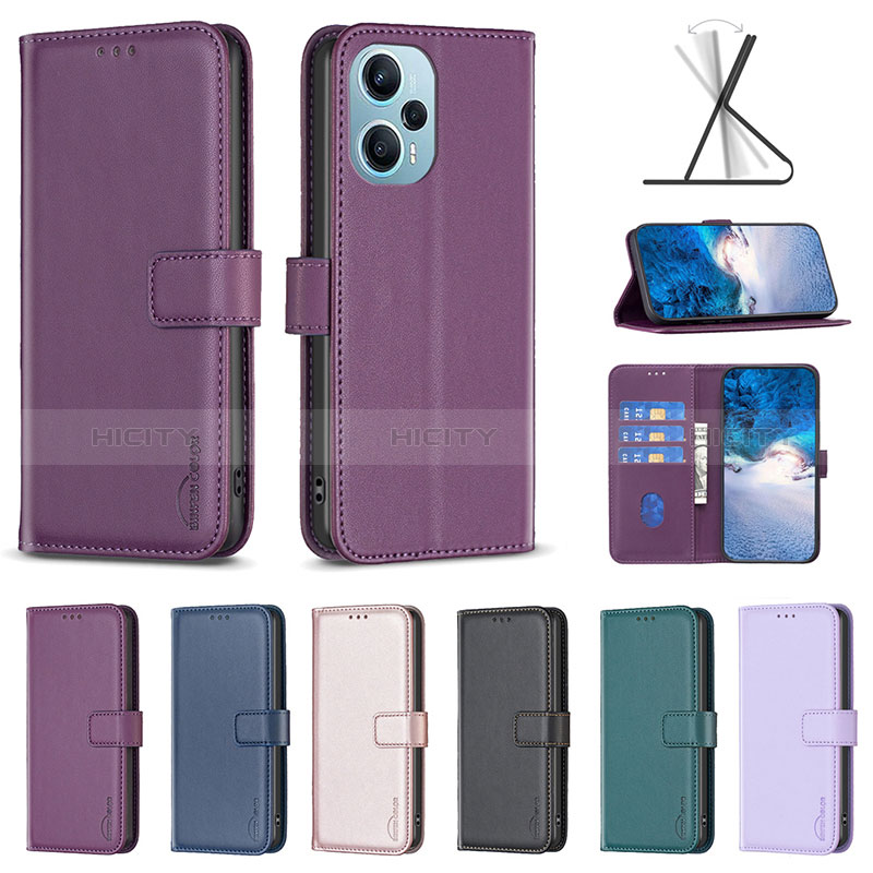 Coque Portefeuille Livre Cuir Etui Clapet B23F pour Xiaomi Poco F5 5G Plus