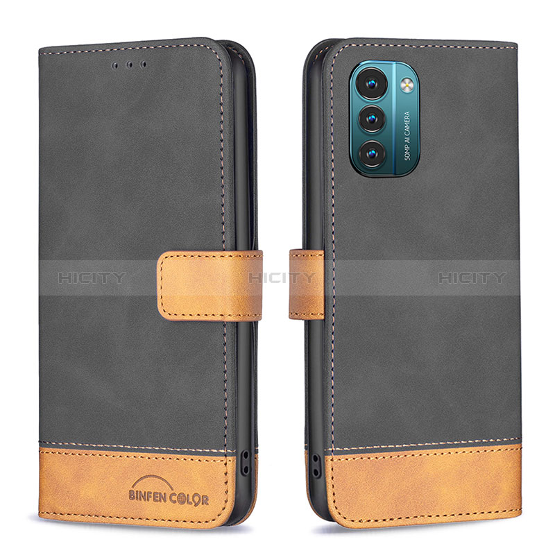 Coque Portefeuille Livre Cuir Etui Clapet B25F pour Nokia G11 Noir Plus