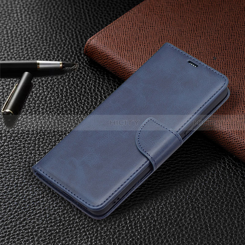 Coque Portefeuille Livre Cuir Etui Clapet BF1 pour Xiaomi Redmi Note 10 Pro 4G Bleu Plus