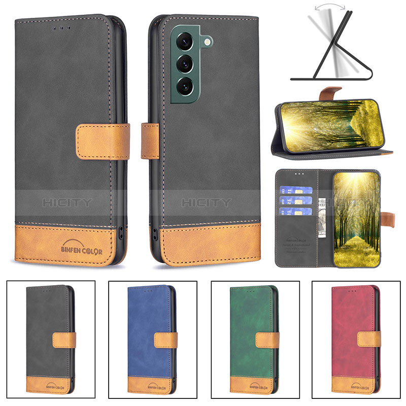 Coque Portefeuille Livre Cuir Etui Clapet BF2 pour Samsung Galaxy S22 5G Plus