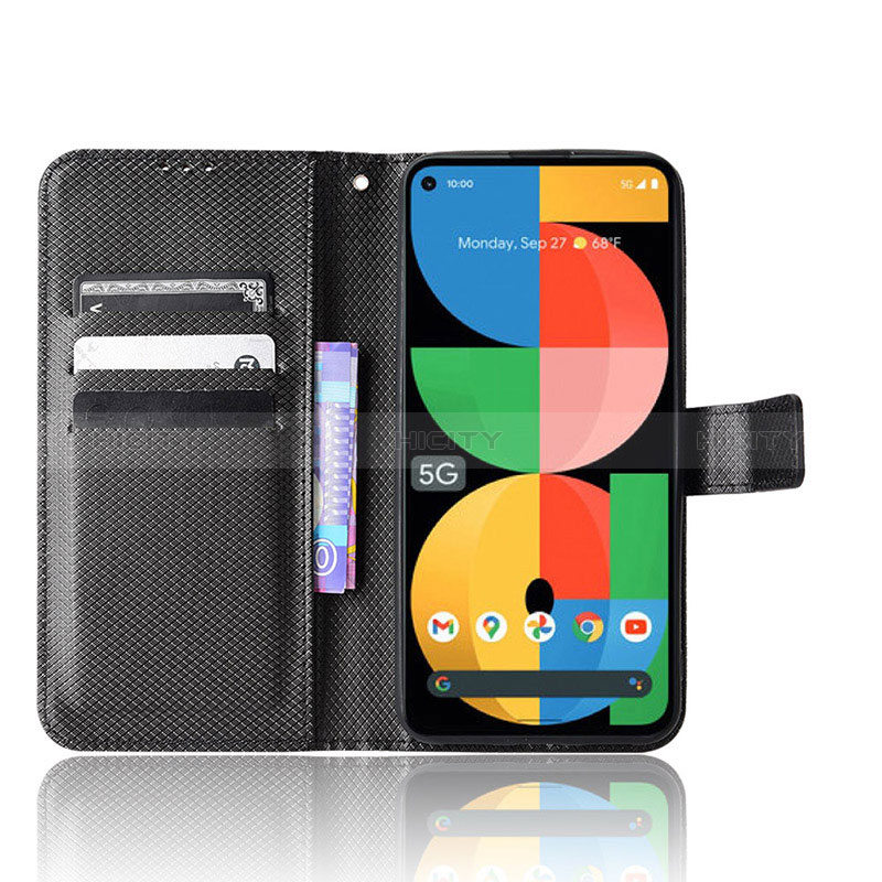 Coque Portefeuille Livre Cuir Etui Clapet BY1 pour Google Pixel 5a 5G Plus