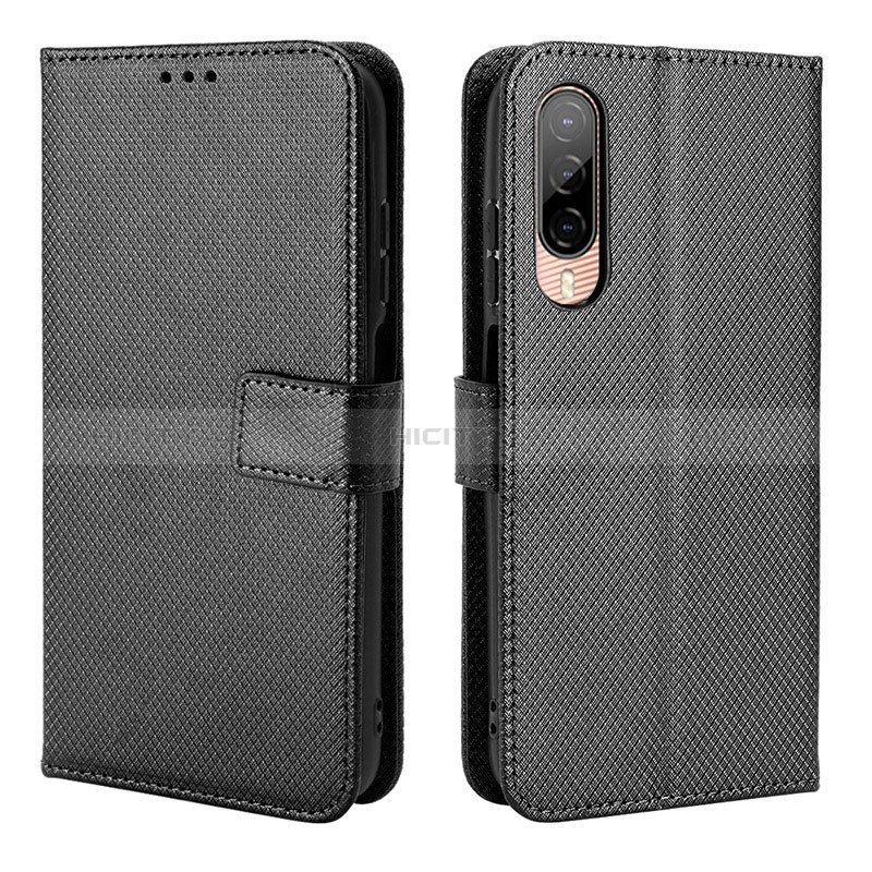 Coque Portefeuille Livre Cuir Etui Clapet BY1 pour HTC Desire 22 Pro 5G Noir Plus