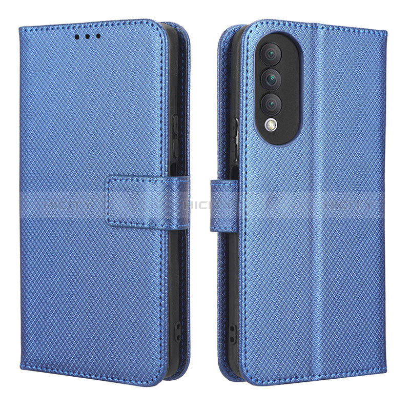 Coque Portefeuille Livre Cuir Etui Clapet BY1 pour Huawei Nova 10z Bleu Plus