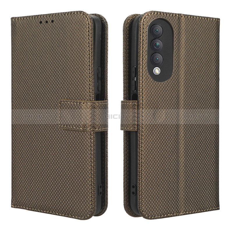 Coque Portefeuille Livre Cuir Etui Clapet BY1 pour Huawei Nova 10z Marron Plus