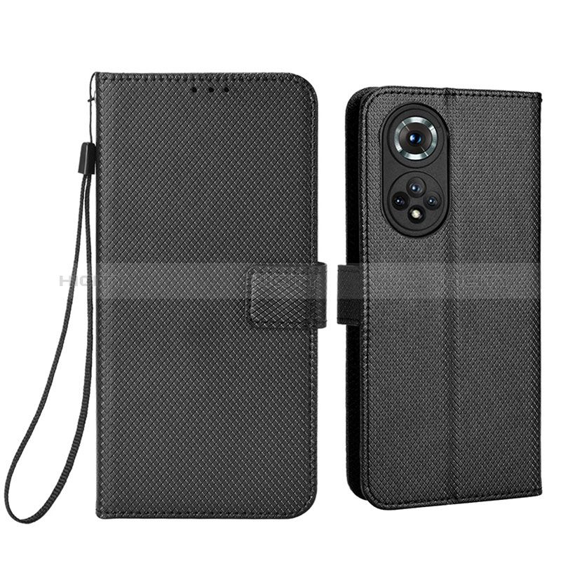 Coque Portefeuille Livre Cuir Etui Clapet BY1 pour Huawei Nova 9 Pro Noir Plus