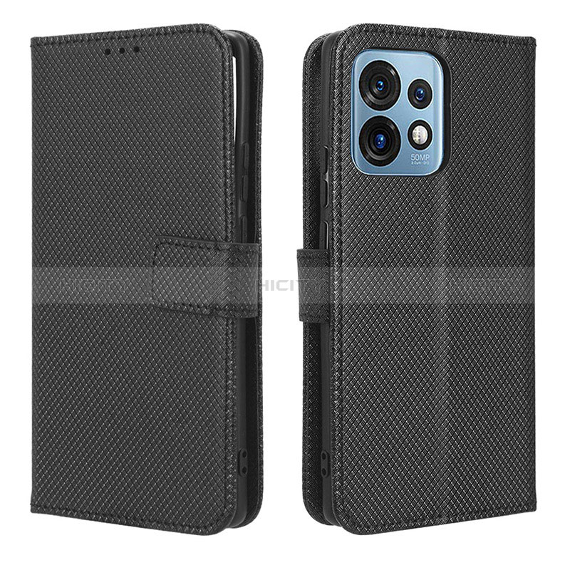 Coque Portefeuille Livre Cuir Etui Clapet BY1 pour Motorola Moto Edge Plus (2023) 5G Noir Plus