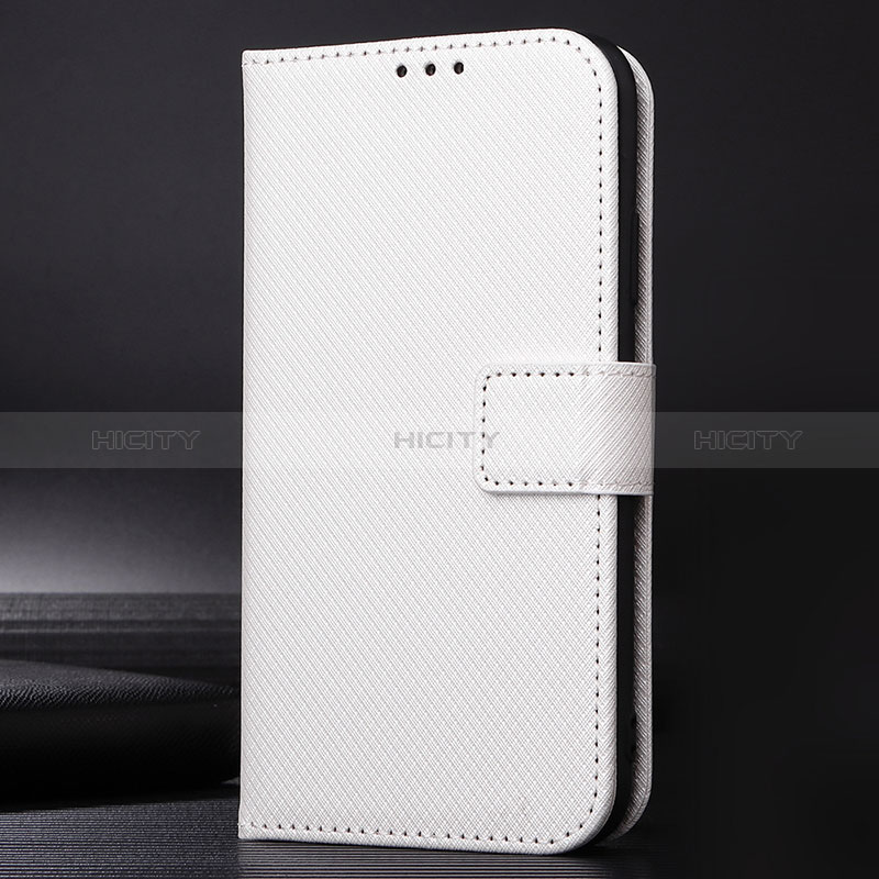 Coque Portefeuille Livre Cuir Etui Clapet BY1 pour Nokia 6.3 Blanc Plus