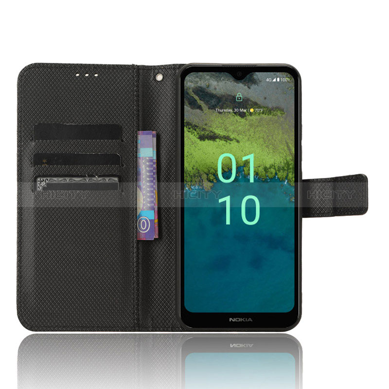 Coque Portefeuille Livre Cuir Etui Clapet BY1 pour Nokia C110 Plus