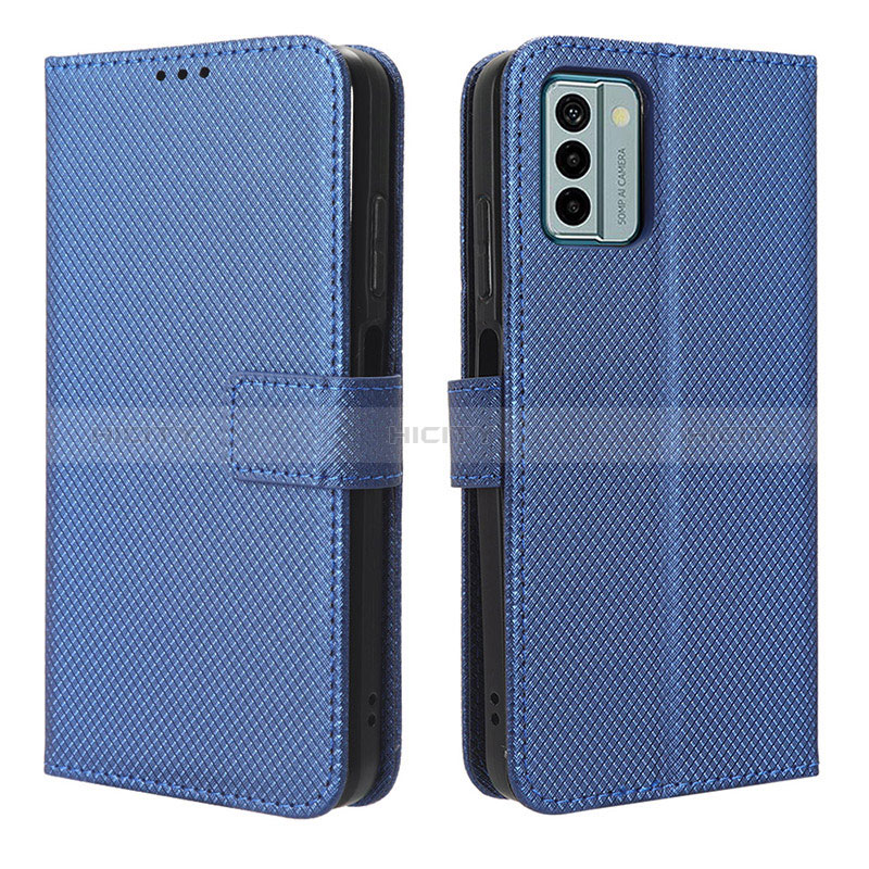 Coque Portefeuille Livre Cuir Etui Clapet BY1 pour Nokia G22 Bleu Plus