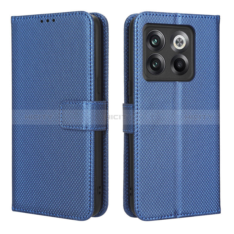 Coque Portefeuille Livre Cuir Etui Clapet BY1 pour OnePlus Ace Pro 5G Bleu Plus