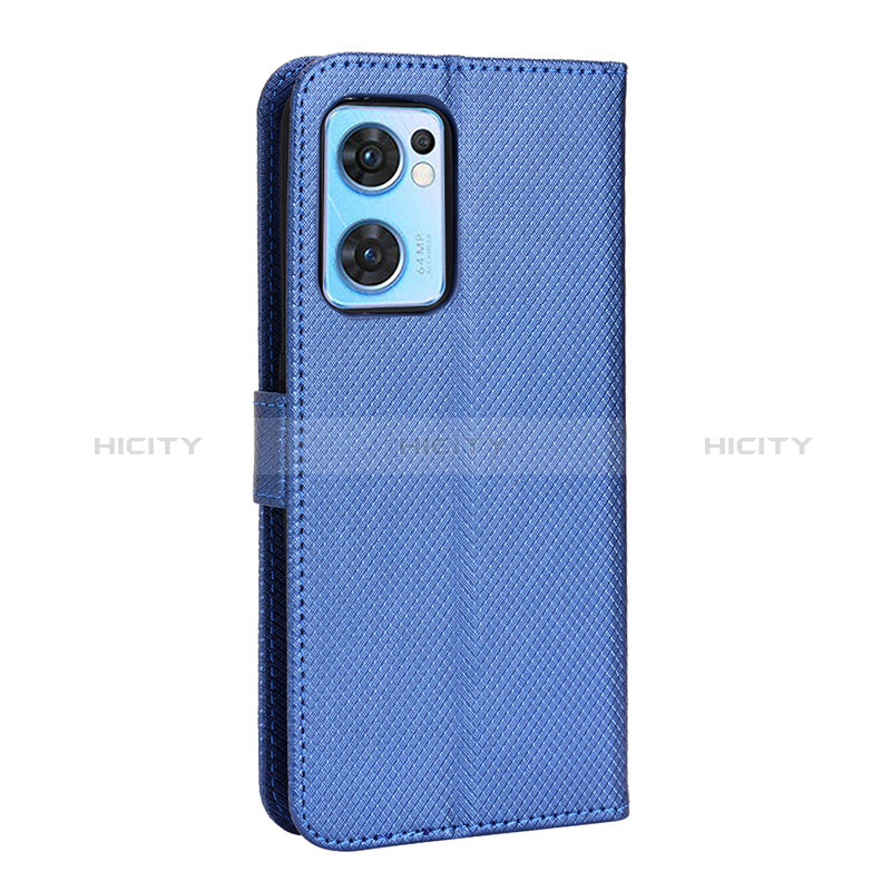 Coque Portefeuille Livre Cuir Etui Clapet BY1 pour OnePlus Nord CE 2 5G Bleu Plus